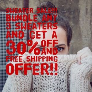 30% Sweater Bundle Sale!!